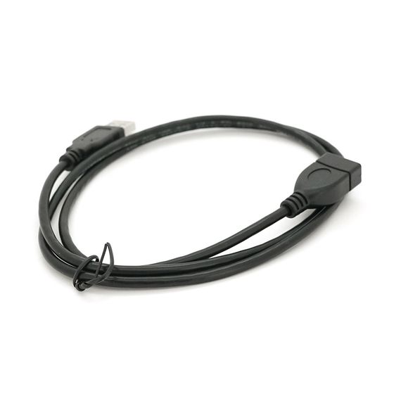 Подовжувач USB 2.0 AM/AF, 1,0m, чорний Q250 | Зображення 1