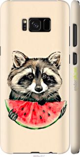 Чохол на Samsung Galaxy S8 Plus Єнотик з кавуном "4605m-817-2448"