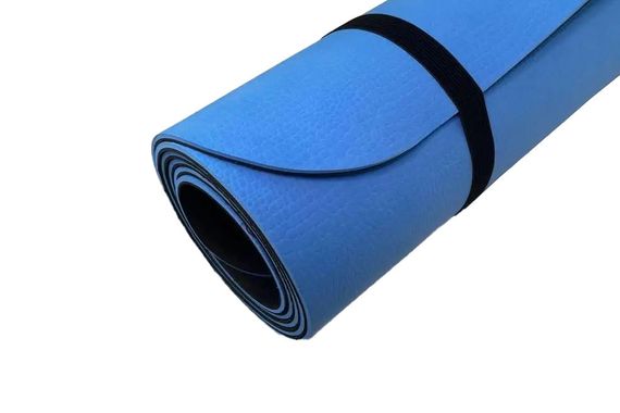 Килимок спортивний Eva Sport М&M 1850х550х5 мм чорно синій (213756)