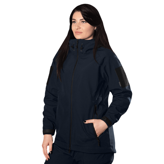 Жіноча куртка Stalker SoftShell Темно-синя (7443), M