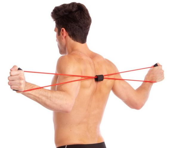 Еспандер EasyFit вісімка трубчастий рожевий (EF-3947-P) | Зображення 3