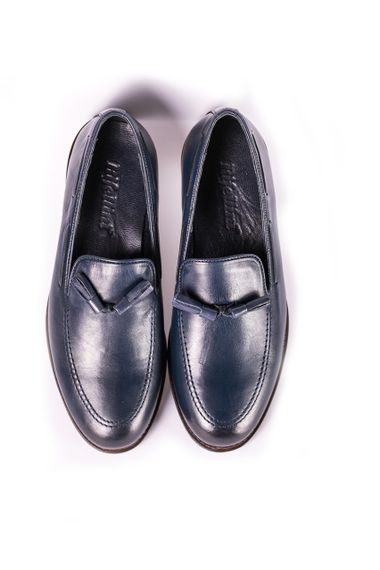 Туфлі лофери сині 42 розмір | Зображення 1