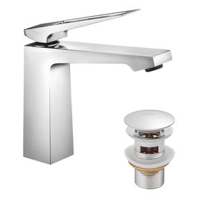 Смеситель для раковины Kroner KRP Ersel-C0110BV с донным клапаном (CV035471)