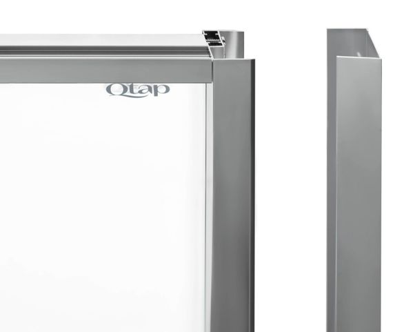 Душова кабіна Qtap Scorpio CRM10115-AC6, п'ятикутна, скло 6 мм Clear без піддону SCOCRM10115AC6 | Зображення 1