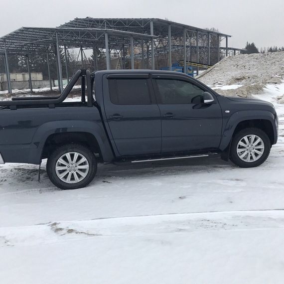 Дуга на кузов (черная) 60мм для Volkswagen Amarok 2010-2022 гг | Зображення 5