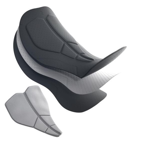 Велошорти чоловічі RC100 без бретельок чорні - M / W32 L33 | Зображення 2