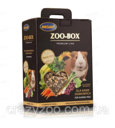 Корм морських свинок Megan ZOO-BOX Premium Line 550 г 11502