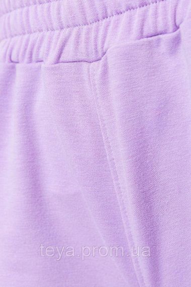 Спортивні штани жіночі двонитка колір бузковий розмір XXL-XXXL FA_002704 | Зображення 4
