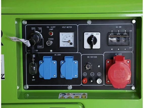 Дизельний генератор Zipper + газова плитка Orcamp CK-505 + електричний обігрівач Gardyer HE2000 та лійка (KZI-STE7500DSH) | Зображення 3