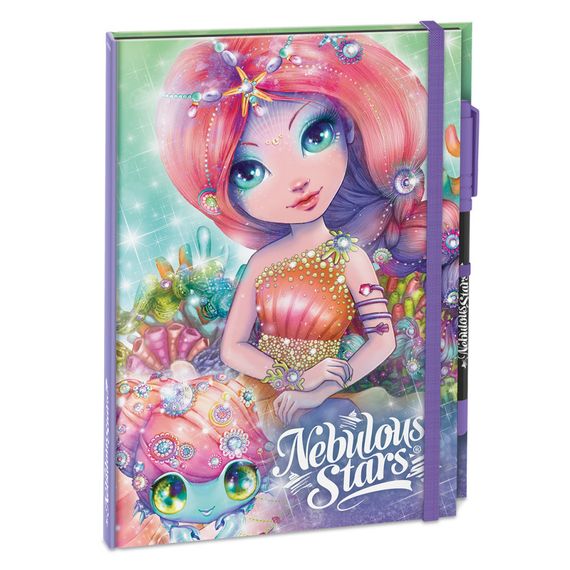 Блокнот чорні аркуші Делюкс Коралія Nebulous Stars 11583-3 з ручкою