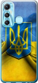 Чехол на Infinix Hot 11 Флаг и герб Украины 1 "375u-2762-17620"