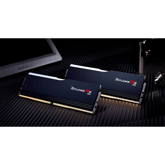 Модуль пам&#039;яті для комп&#039;ютера DDR5 64GB (2x32GB) 6400 MHz Ripjaws M5 RGB Matte Black G.Skill (F5-6400J3239G32GX2-RM5RK) | Зображення 3