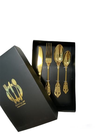 Набір столових приборів Gold Vintage (на 1 персону) | Зображення 5