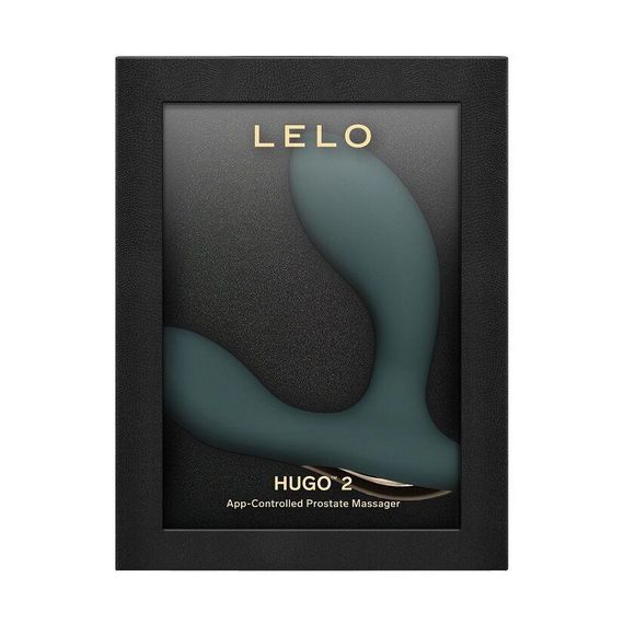 Смарт-масажер простати LELO Hugo 2 Green, 2 мотори, підвищена потужність Sex Aura | Зображення 3