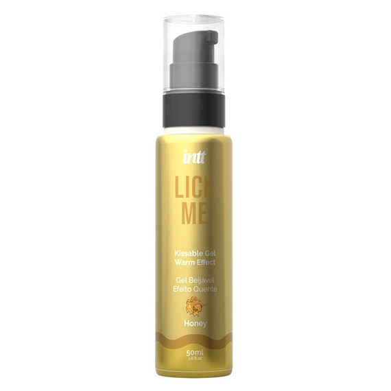 Оральний лубрикант Intt Lick Me Honey Kissable Gel, з функцією нагріву | Зображення 3