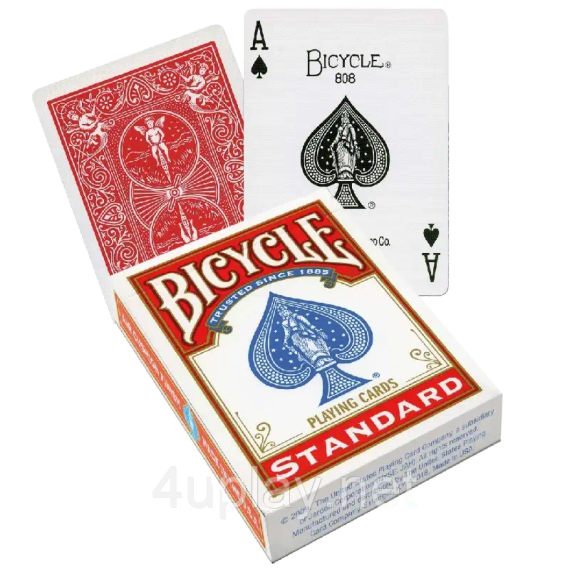 Гральні карти Bicycle Standard Playing Cards Червоні | Зображення 3