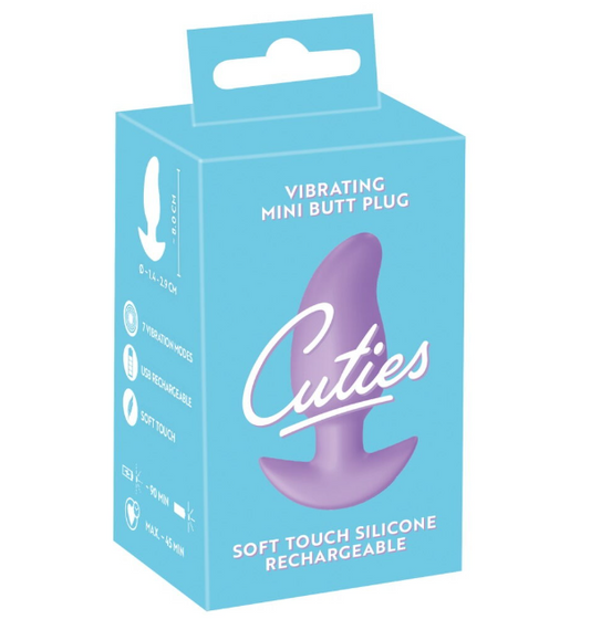 Анальна пробка з вібрацією Vibrating Mini Butt Plug Purple Sex Aura