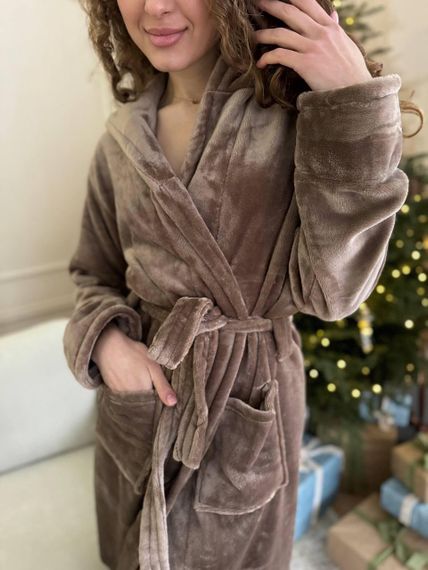 Женский махровый халат (2590/5) XL | Зображення 6