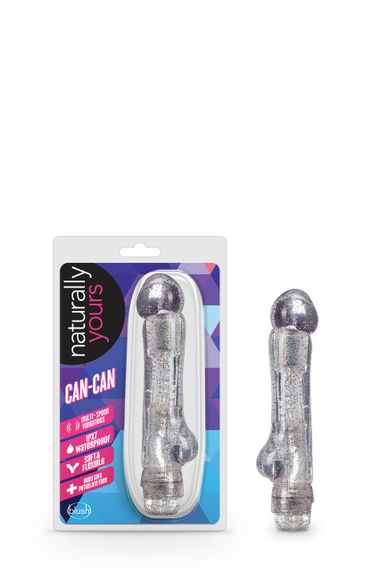 Вібратор гелевий Blush Naturally Yours Can-Can Clear Sex Aura | Зображення 5