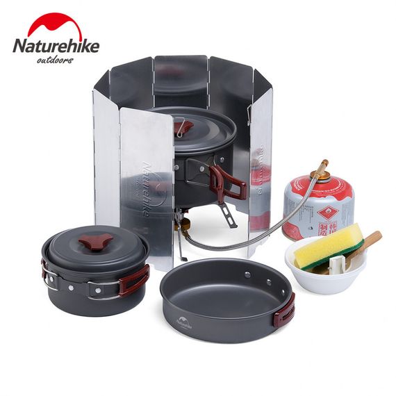 Вітрозахисний екран для пальника Naturehike NH 10 NH20CJ008 steel | Зображення 1