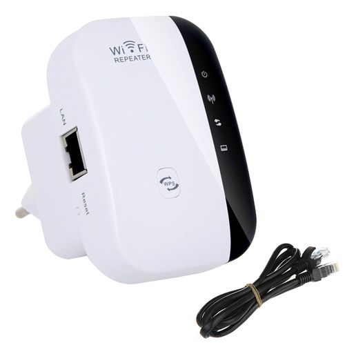 Бездротовий WI-FI репітер – підсилювач сигналу 802.11N/B/G 2dBi ∙ Розширювач діапазону WI-FI мережі в розетку | Зображення 1
