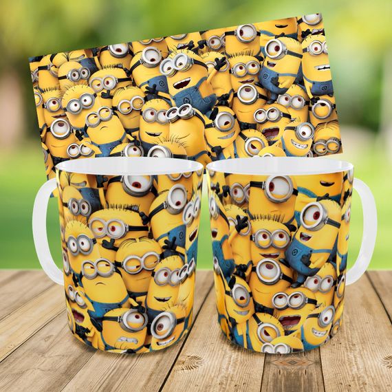 Набор: детская сумка-бананка+кружка Миньоны 32х15см,бананка для мальчика через плечо на подарок (00936) | Зображення 2