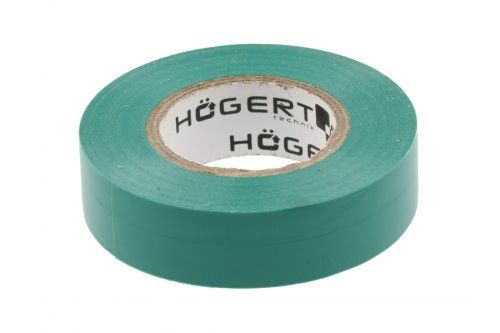 Стрічка ізоляційна ПВХ, зелена, HT1P284 уп 1 шт Hoegert