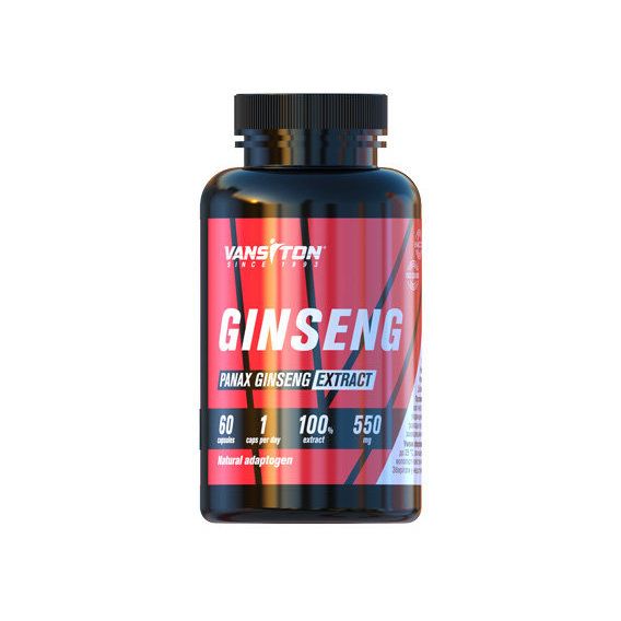 Енергетик Vansiton Ginseng 550 mg 60 Caps