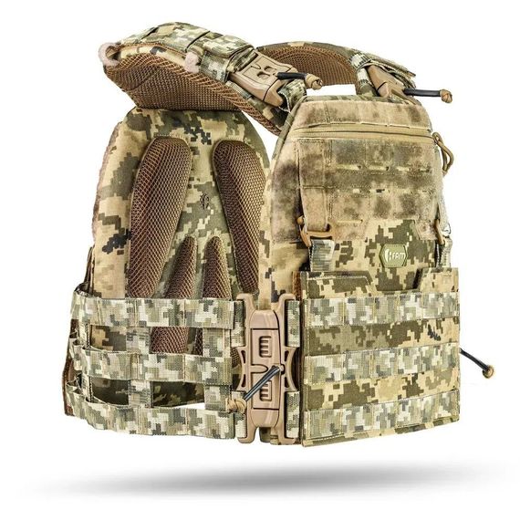 Плитоноска М7 PRO GEN Skelet + 7 підсумків Піксель ММ14 | Зображення 2