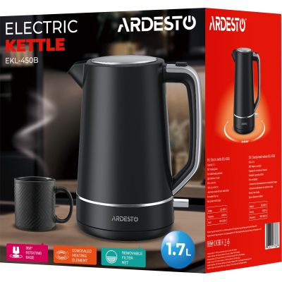 Електрочайник Ardesto EKL-450B | Зображення 1