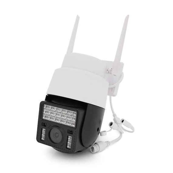 5Мп Wi-Fi видеокамера уличная сиреной SD/картой YOSO YO-IPC43D5MP50 PTZ 2.8mm