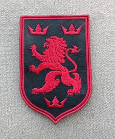 Шевроны дивизий войск Галиция / Красный 10см