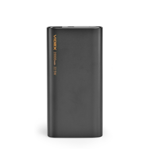 Павербанк 20000 mAh Videx VPB-320-B 22,5W чорний | Зображення 1