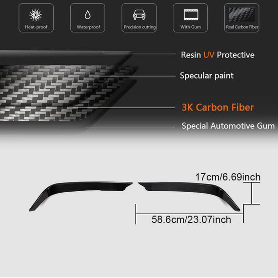 Накладки на протитуманки (для Base, Карбон) для Alfa Romeo Giulia 2016-2022 рр | Зображення 6