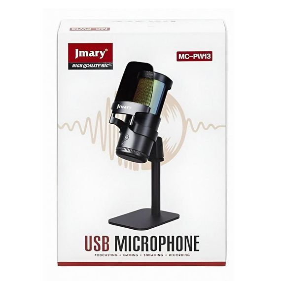 Мікрофон конденсаторний для гейминга Jmary MC-PW13 Black | Зображення 5