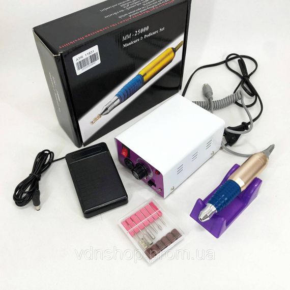 Сильный фрезер для маникюра DM4, Фреза для ногтей и педикюра Фрезер аппаратного маникюра QZ-49 | Зображення 3