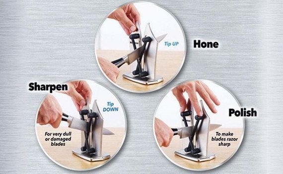 Точилка для кухонных ножей Bavarian Edge VW-835 Knife Sharpener (ножеточка) | Зображення 3