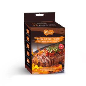 Ласощі для собак від 3-х місяців Mavsy Refined jerky BBQ VENISON STEAK WITH SUN-DRIED TOMATOES ON A BED OF
