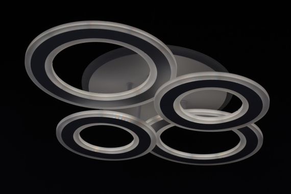 Люстра світлодіодна стельова LED світильник для квартири на стелю лед 26332 Білий 11х45х58 см. | Зображення 4