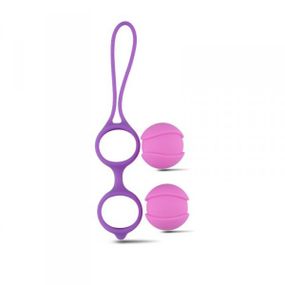 Вагінальні кульки Toyz4lover Palline Bi - Balls Single Purple, фіолетові