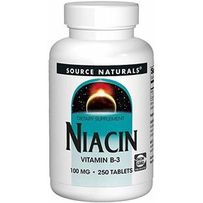 Ніацін Source Naturals Niacin 100 mg 250 Tabs