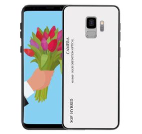 Чехол бампер Primo Gradient Glass для Samsung Galaxy S9 (SM-G960) - White