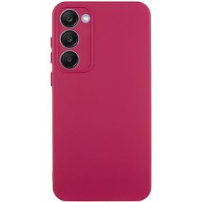 Чохол TPU GETMAN Liquid Silk Full Camera для Samsung Galaxy S23+ Бордовий / Marsala
