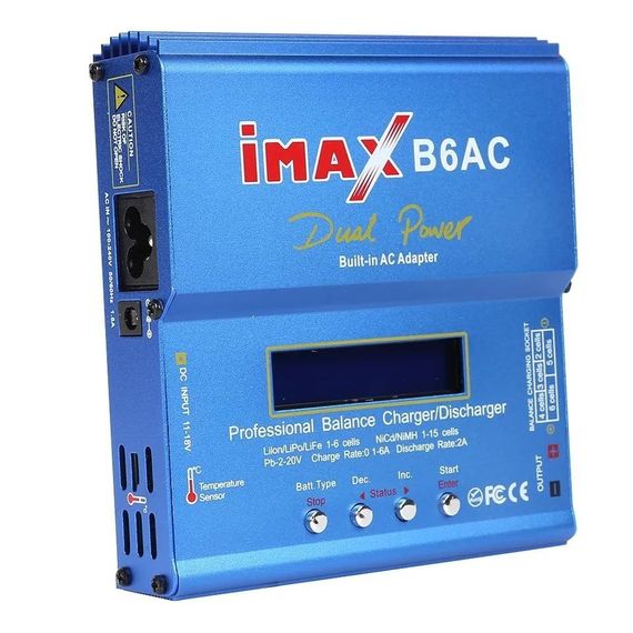 Інтелектуальний зарядний пристрій Imax B6AC 80W із вбудованим блоком живлення | Зображення 1