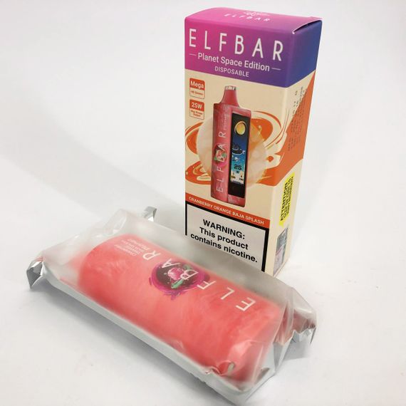 ELF BAR Planet 25000. Журавлина Апельсин Баджо (Cranberry Orange Baja Splash) | Зображення 3