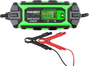 Зарядний пристрій для АКБ імпульсний Winso PRO LCD 12В АКБ до 150А, струм зарядки 6А, 100Вт, екран 139510