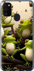 Чехол на Samsung Galaxy M21 M215F Жабки "5656u-2016-17620"