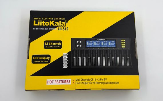 Універсальний зарядний пристрій з LED-індикацією Liitokala Lii-S12+Car 1.2V/3.2V Li-Fe/3.7V Li-Ion/3.8V Li-Ion/9V (46677-LiitoKala Lii-S12 12_1243) | Зображення 3