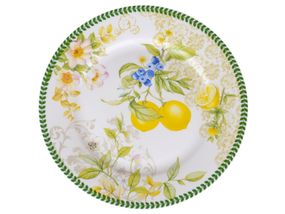 Набір десертних фарфорових тарілок Palermo Citrus: Лимонний сад (2 шт., 19 см)
