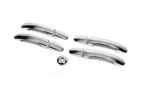 Накладки на ручки OmsaLine (нерж.) 3 двері для Ford Custom 2013↗ рр.